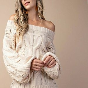 Oversized Vanilla Sweater